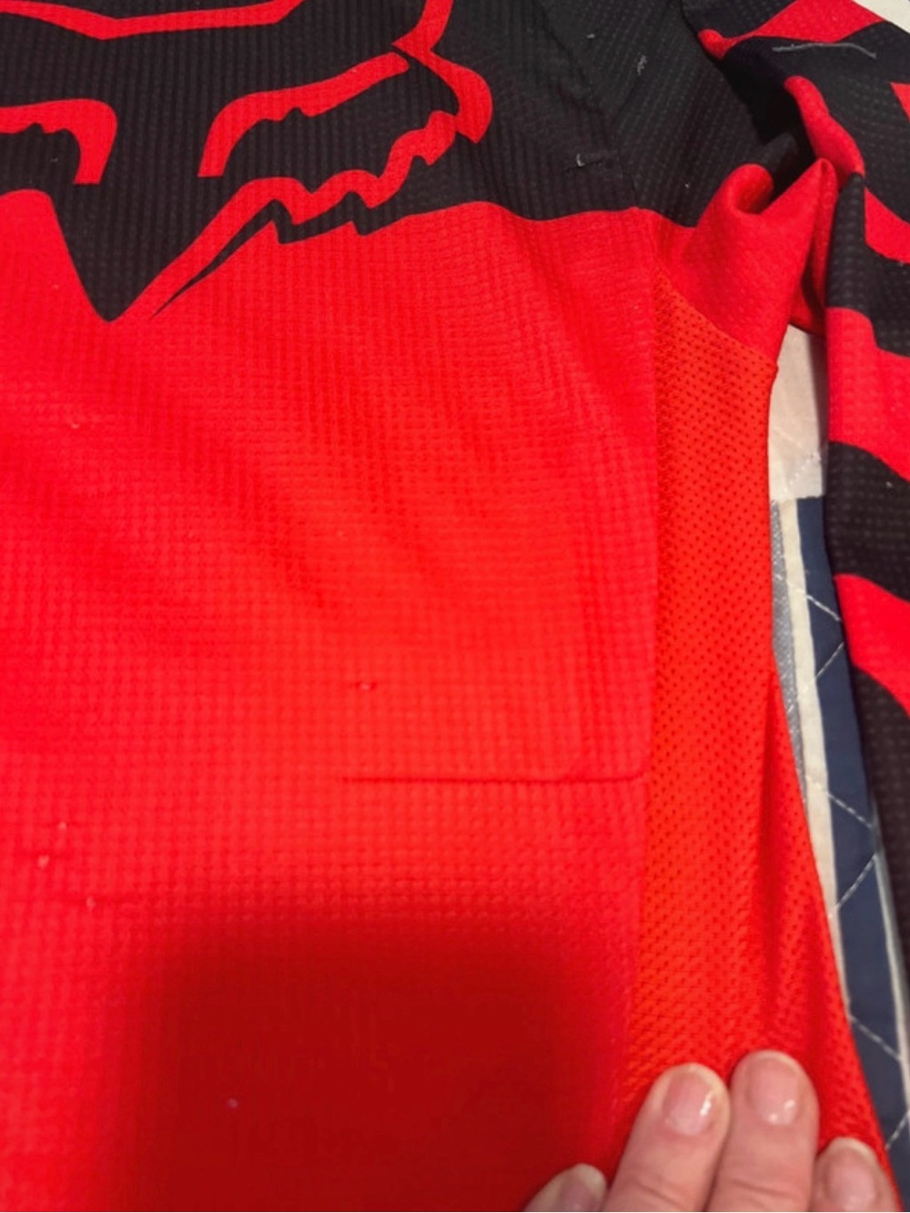 Fox  Red, Black & White Motocross Jersey - Picture 4 of 6